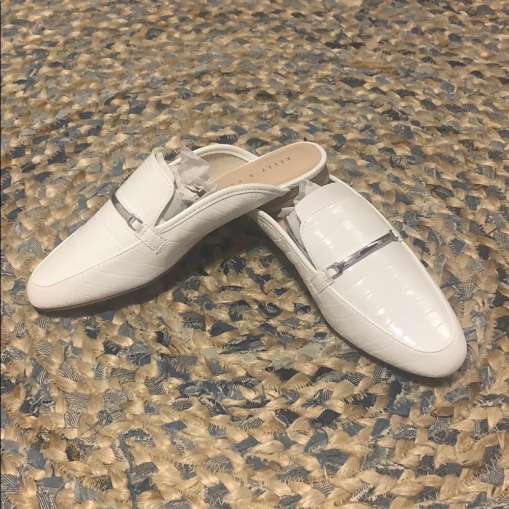 Croc Print Mules/Loafers